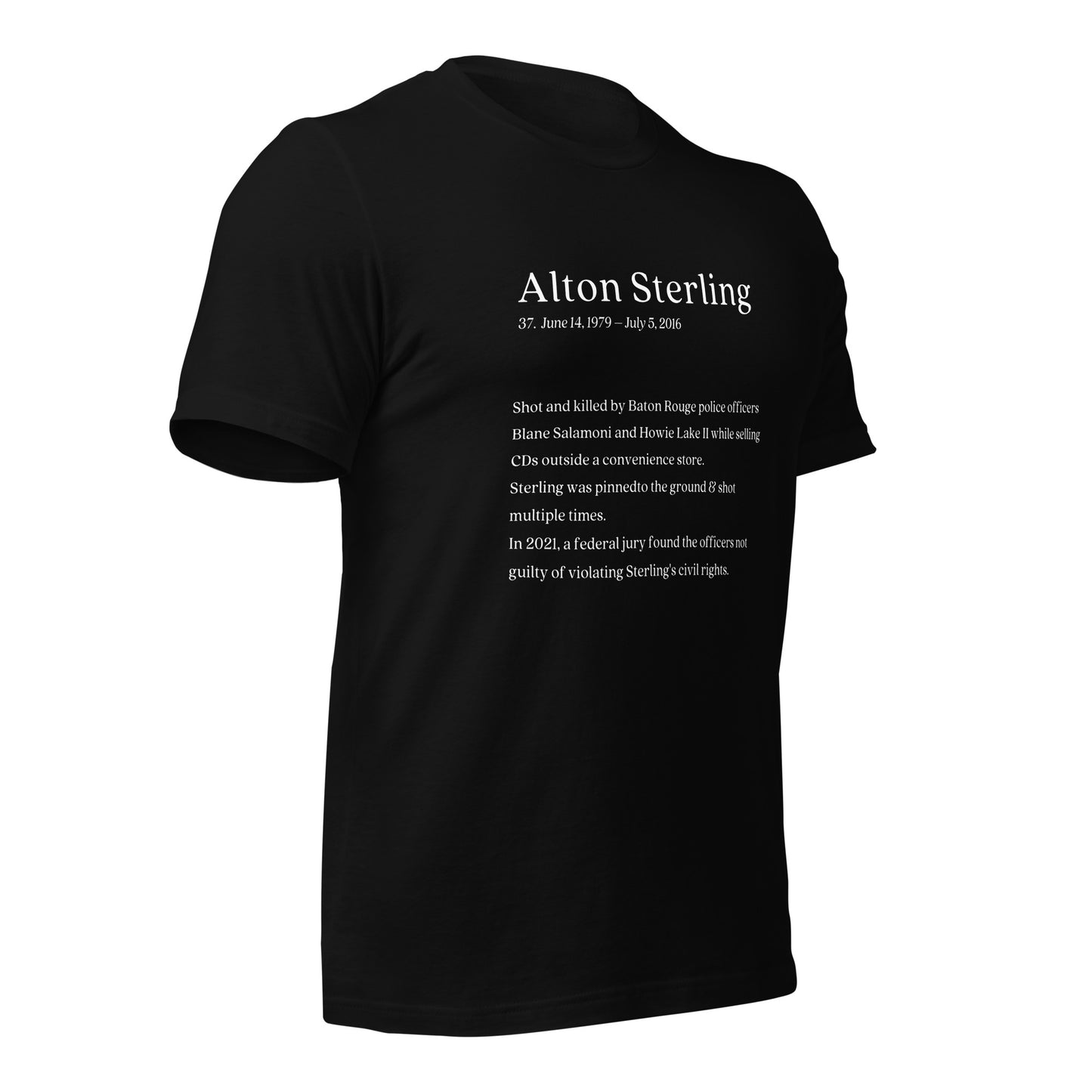 Alton Sterling, My Name Matters Shirt