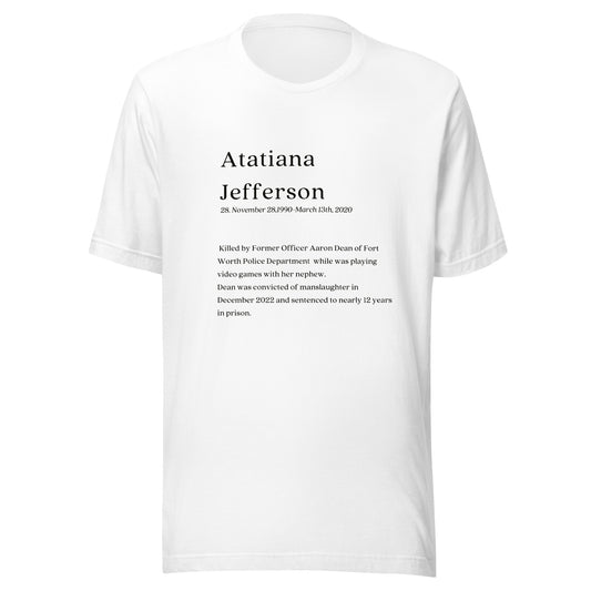Atatiana Jefferson, My Name Matters Shirt