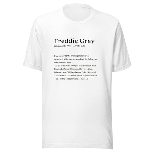 Freddie Gray My Name Matters Shirt